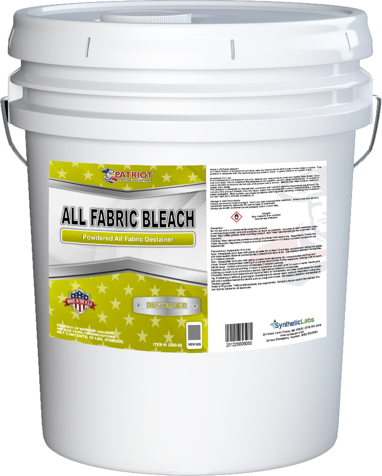 Patriot Chemical® All Fabric Bleach